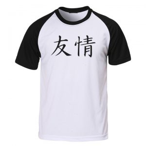 Camisa Amizade Ideograma Japonês (letra japonesa)