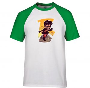 Camisa Raglan Robin (opção manga longa ou curta)