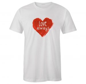 Camisa Raglan Love Always (coleção camisas motivacionais)