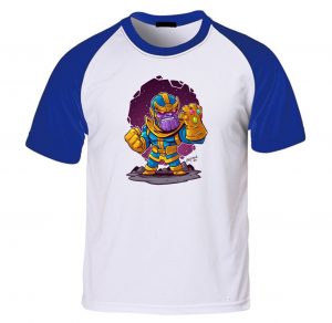 Camisa Raglan Thanos (opção manga longa ou curta)