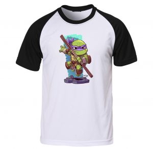 Camisa Raglan Donatello Tartarugas Ninja