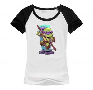 Camisa Raglan Donatello Tartarugas Ninja