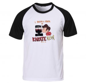 Camisa Raglan I Kissed A Ninja At Karate-kon